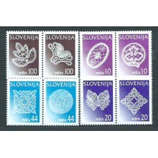 Eslovenia - Correo 1997 Yvert 187/94 ** Mnh Encajes