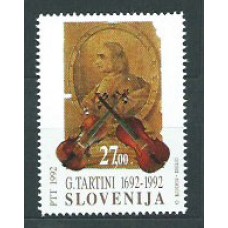 Eslovenia - Correo 1992 Yvert 19 ** Mnh Música