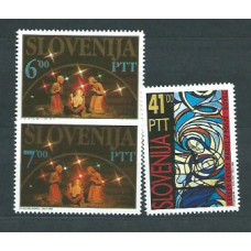 Eslovenia - Correo 1992 Yvert 31/3 ** Mnh Navidad