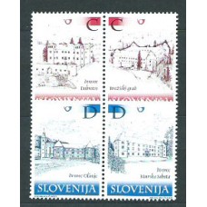 Eslovenia - Correo 2001 Yvert 338/41 ** Mnh Castillos