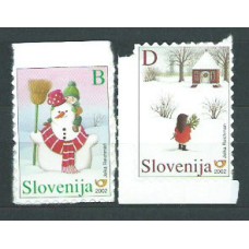 Eslovenia - Correo 2002 Yvert 377/8 ** Mnh Navidad