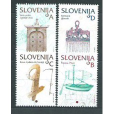 Eslovenia - Correo 2003 Yvert 405/8 ** Mnh Patrimonio cultural