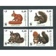 Eslovenia - Correo 2007 Yvert 583/6a ** Mnh Fauna