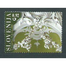 Eslovenia - Correo 2008 Yvert 626 ** Mnh Arte rococo