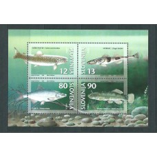 Eslovenia - Hojas Yvert 4 ** Mnh Fauna peces