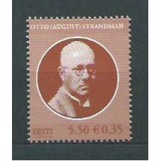 Estonia - Correo 2008 Yvert 570 ** Mnh Otto Strandman