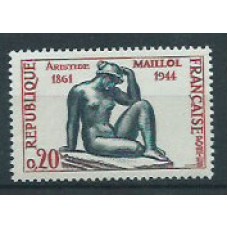 Francia - Correo 1961 Yvert 1281 usado   Aristide Maillol