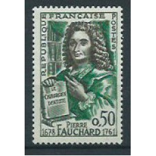 Francia - Correo 1961 Yvert 1307 usado   Pierre Fauchard