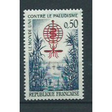 Francia - Correo 1962 Yvert 1339 usado   Paludismo