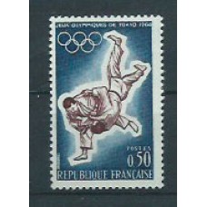 Francia - Correo 1964 Yvert 1428 usado   Olimpiadas de Tokio