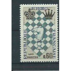 Francia - Correo 1966 Yvert 1480 usado   Ajedrez