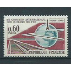 Francia - Correo 1966 Yvert 1488 ** Mnh  Trenes