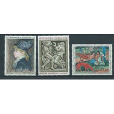 Francia - Correo 1968 Yvert 1568/70 ** Mnh  Arte