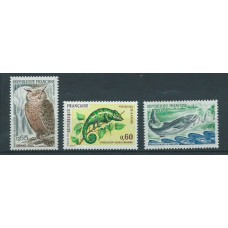 Francia - Correo 1971 Yvert 1692/4 ** Mnh  Fauna