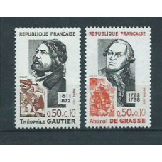 Francia - Correo 1972 Yvert 1727/8 ** Mnh  Pesonajes