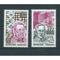 Francia - Correo 1973 Yvert 1768/9 ** Mnh  Personajes