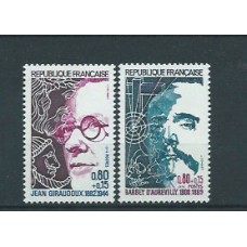 Francia - Correo 1974 Yvert 1822/3 ** Mnh  Personajes