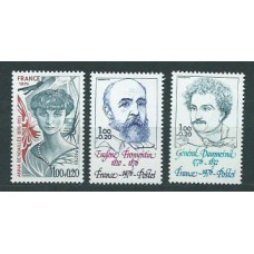 Francia - Correo 1976 Yvert 1896/8 ** Mnh  Personajes