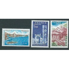 Francia - Correo 1976 Yvert 1902/4 ** Mnh  Turismo