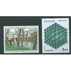 Francia - Correo 1977 Yvert 1923/4 ** Mnh  Arte