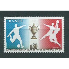 Francia - Correo 1977 Yvert 1940 ** Mnh  Deportes fútbol