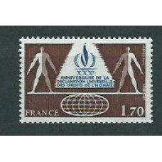 Francia - Correo 1978 Yvert 2027 ** Mnh  Derechos del hombre