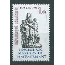 Francia - Correo 1981 Yvert 2177 ** Mnh  Martires