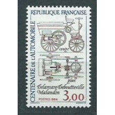 Francia - Correo 1984 Yvert 2341 ** Mnh  Automóvil