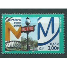 Francia - Correo 1999 Yvert 3292 ** Mnh  Metro