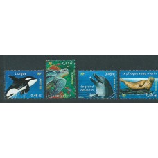 Francia - Correo 2002 Yvert 3485/8 ** Mnh  Fauna marina