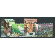 Francia - Correo 2004 Yvert 3662/5 ** Mnh  Fauna