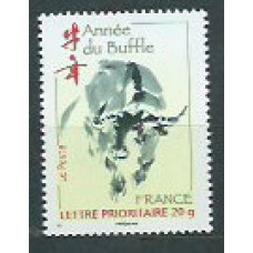 Francia - Correo 2009 Yvert 4325 ** Mnh  Año del buey