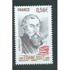 Francia - Correo 2009 Yvert 4377 ** Mnh Etienne Dolet