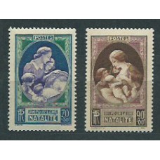 Francia - Correo 1939 Yvert 440/1 ** Mnh Propaganda de natalidad