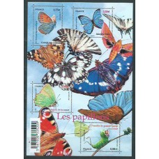 Francia - Correo 2010 Yvert 4498/501 ** Mnh  Fauna mariposas