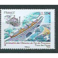 Francia - Correo 2011 Yvert 4564 ** Mnh  Trenes