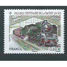 Francia - Correo 2012 Yvert 4655 ** Mnh  Trenes