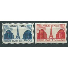 Francia - Correo 1951 Yvert 911/2 * Mh