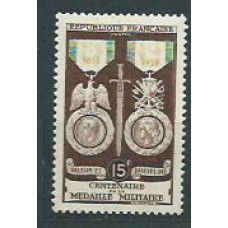 Francia - Correo 1952 Yvert 927 usado   Medallas