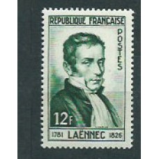 Francia - Correo 1952 Yvert 936 ** Mnh  René Laennec