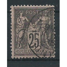 Francia - Correo 1884 Yvert 97 Usado