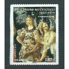 Francia - Autoadhesivos 2010 Yvert 492 ** Mnh  Pintura Botticelli