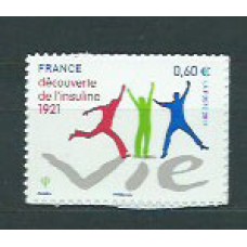 Francia - Autoadhesivos 2011 Yvert 635 ** Mnh  Insulina