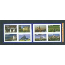 Francia - Autoadhesivos 2009 Yvert 329 Carnet ** Mnh  Vistas de Francia