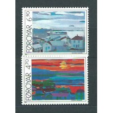 Feroe - Correo Yvert 154/5 ** Mnh Pinturas