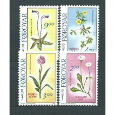 Feroe - Correo Yvert 156/9 ** Mnh Flores