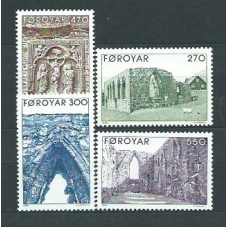 Feroe - Correo Yvert 169/72 ** Mnh Catedral