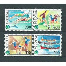 Feroe - Correo Yvert 180/83 ** Mnh Juegos deportivos