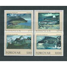 Feroe - Correo Yvert 201/4 ** Mnh Pinturas