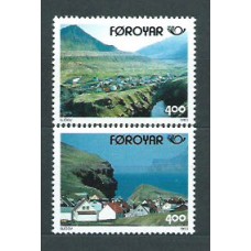 Feroe - Correo Yvert 242/3 ** Mnh Paisajes